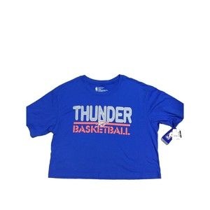 Oklahoma City Thunder Basketball Crop Tee Size XL NWT
